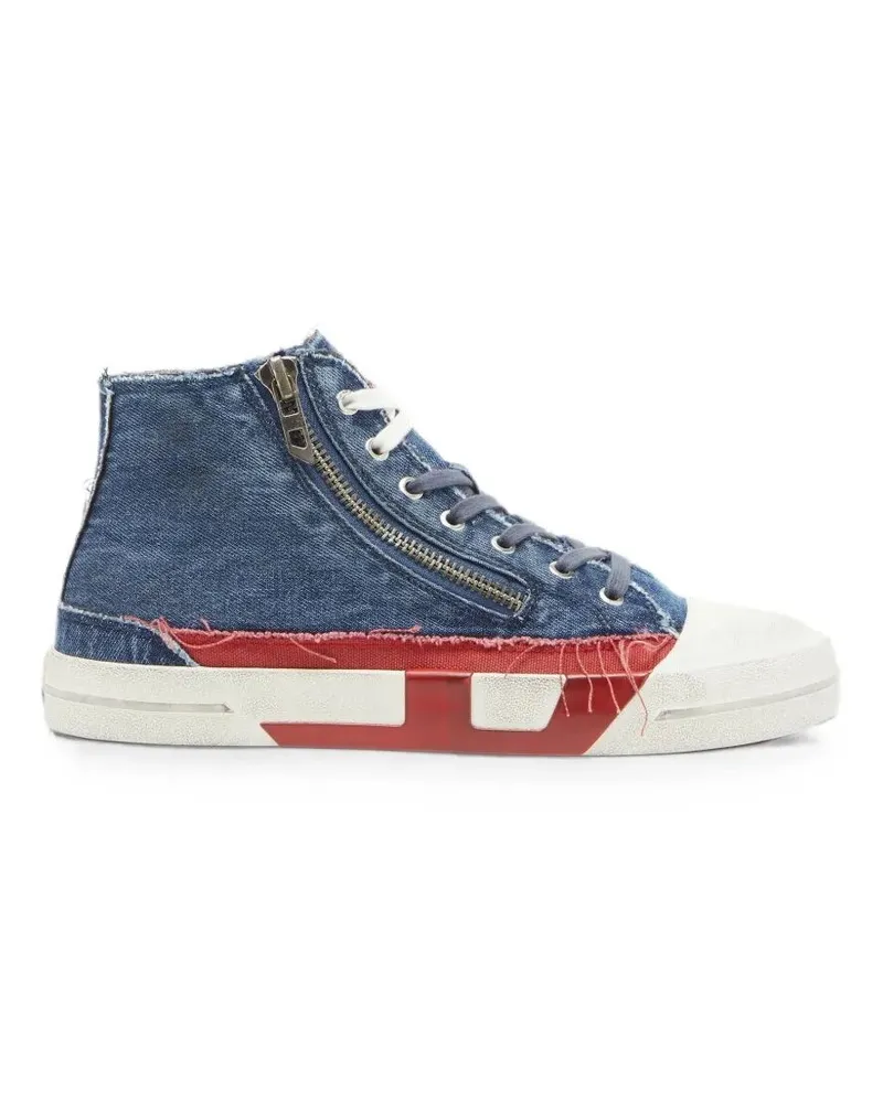 Diesel Sneaker Mid-Top "S-D-Verse Zip Mid Ii Blue