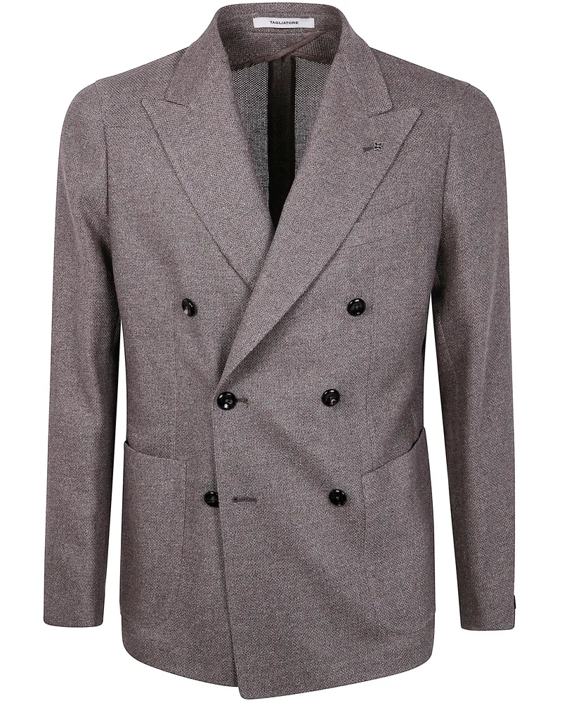 Tagliatore Man Jacket Brown
