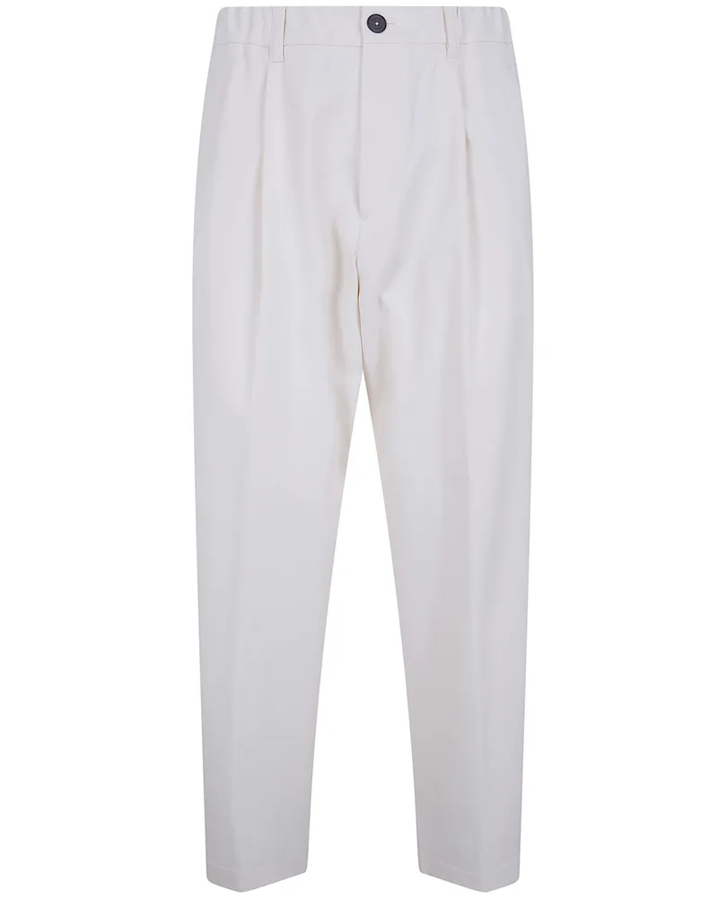 Herno Regular Trousers White