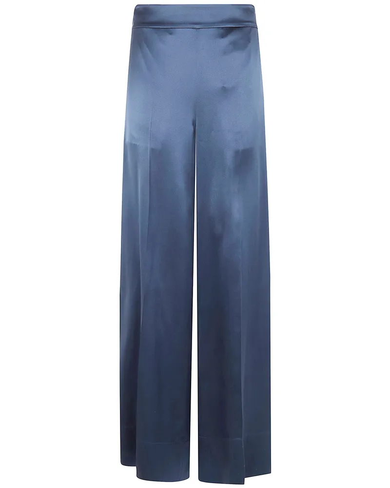 Joseph Dijon" Pant Silk Satin Blue