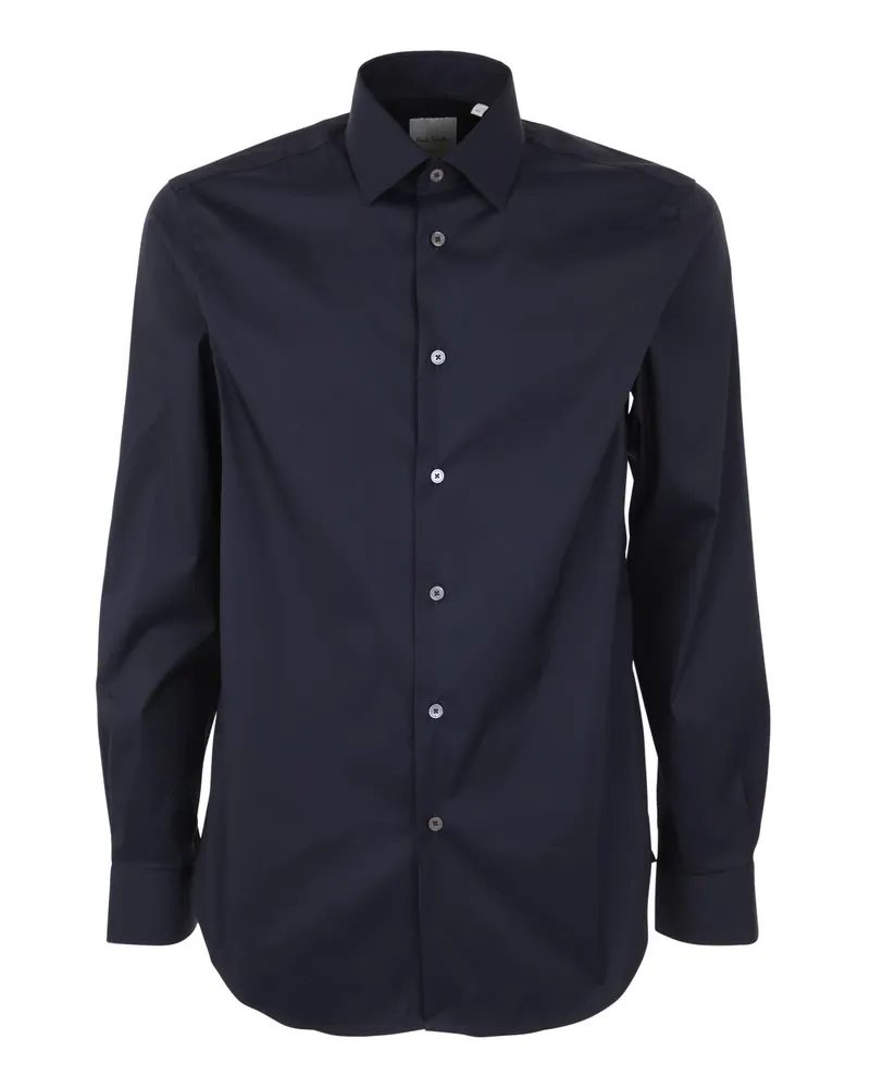 Paul Smith Mens Tailored Fit Shirt Blue