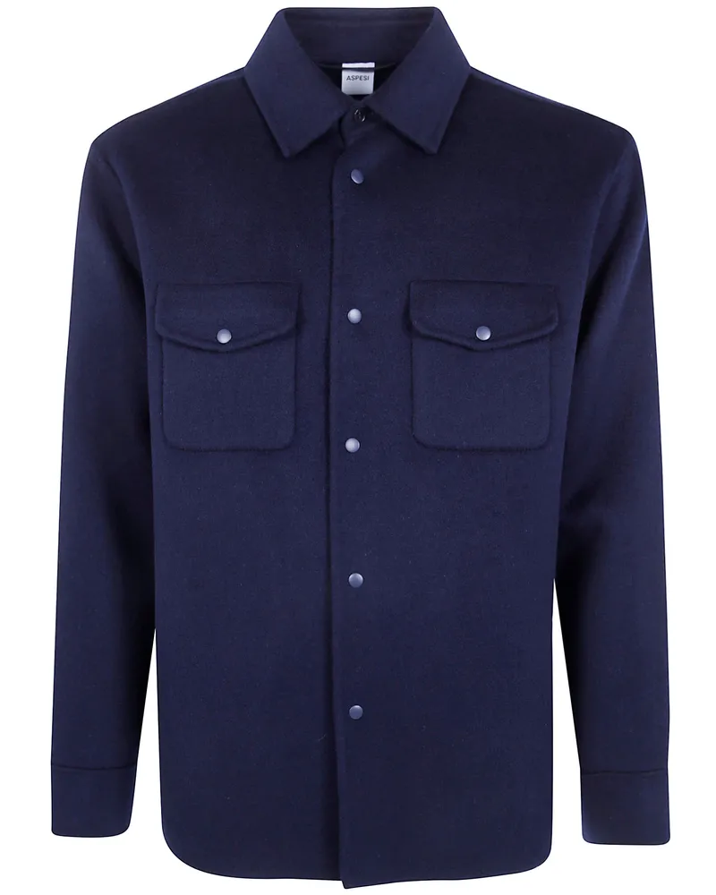 ASPESI Shirt Blue "13 Dub Blue