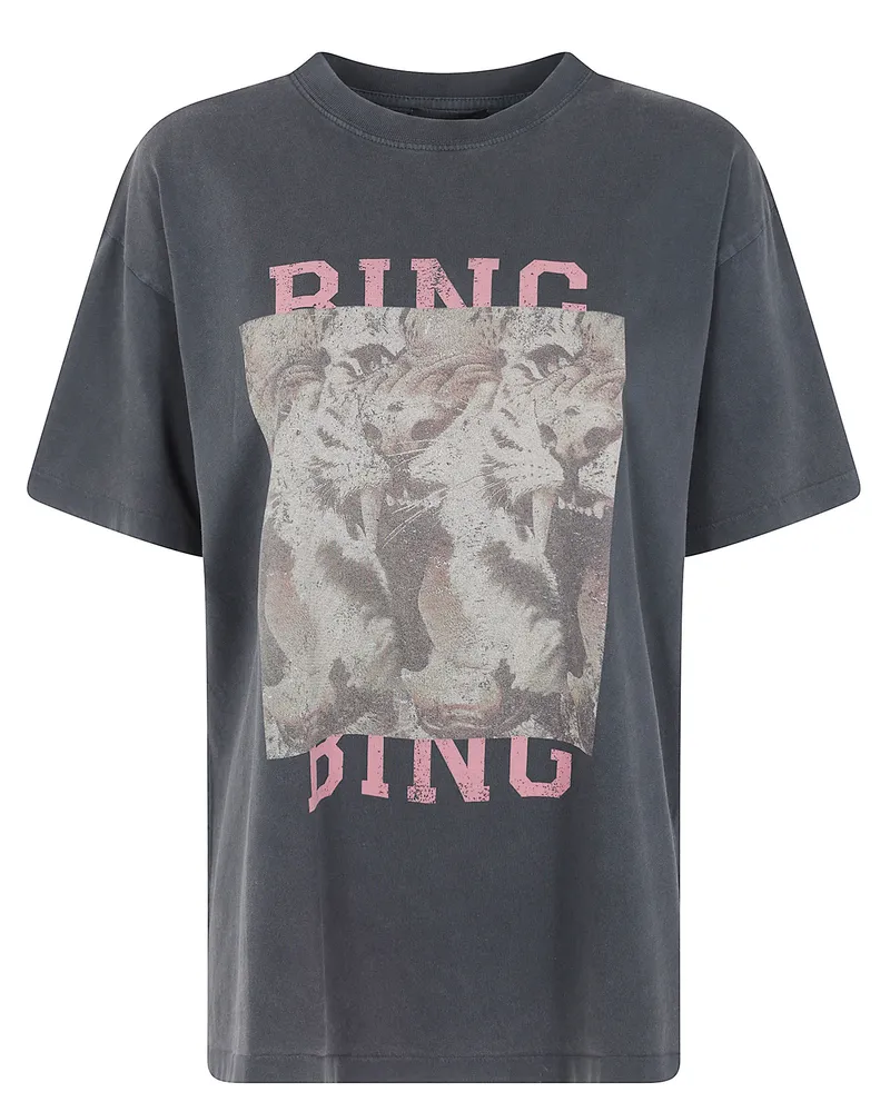 Anine Bing T-Shirt Graphic "Cade Black