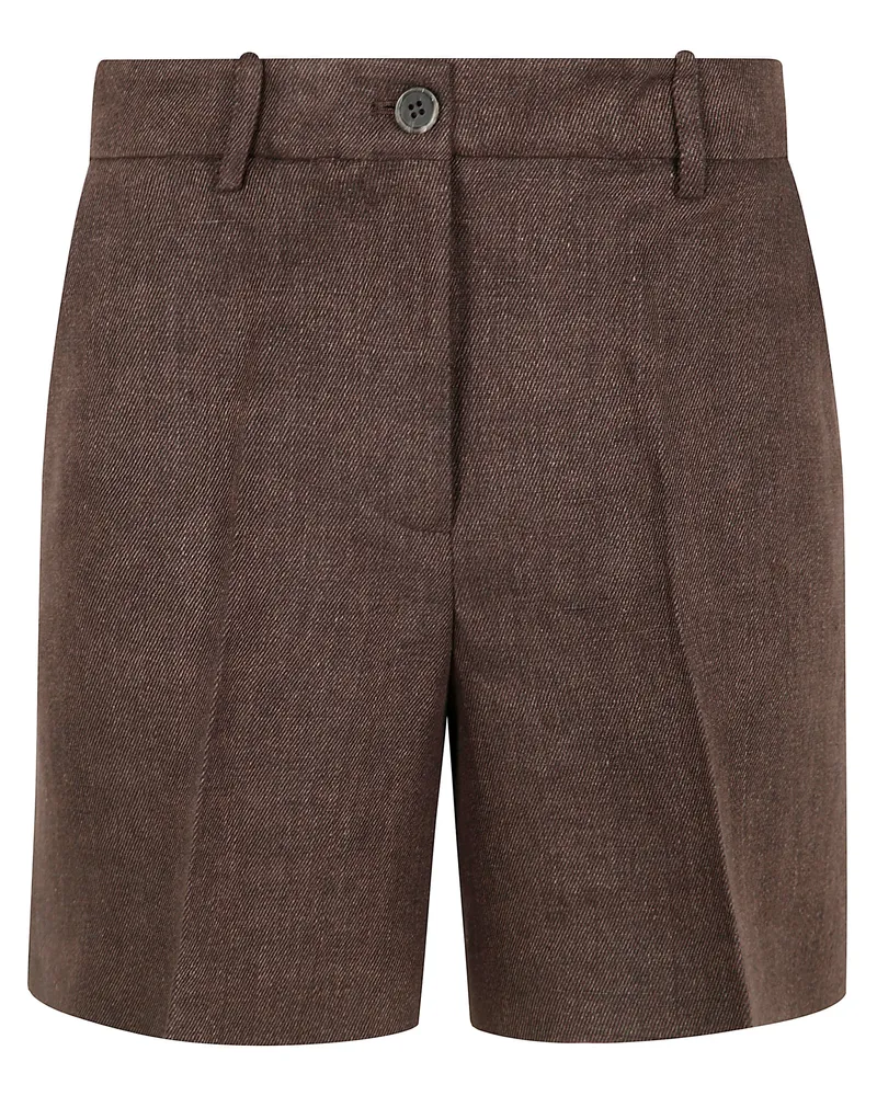 P.A.R.O.S.H. P. A.R. O.S. H. Shorts Brown