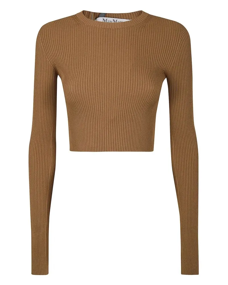 Max Mara Arcella123 Basic Sweater Brown