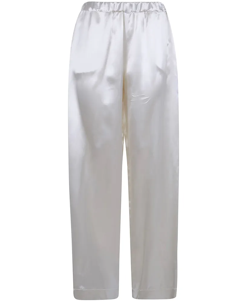 Fabiana Filippi Campagna' Wide Leg Trousers White