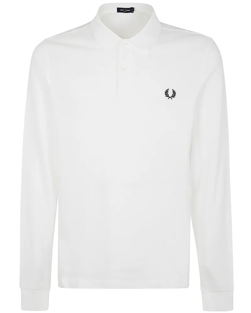 Fred Perry The Long Sleeve Fp Shirt White