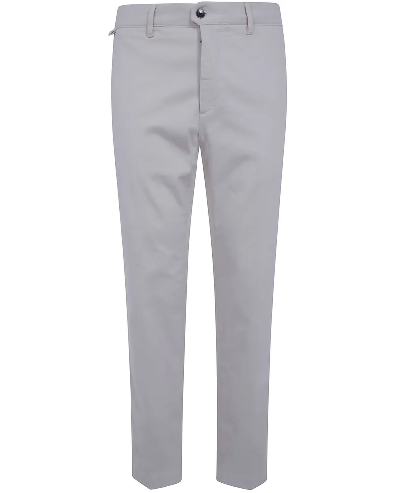 Incotex Pants Classic Regular Chino White