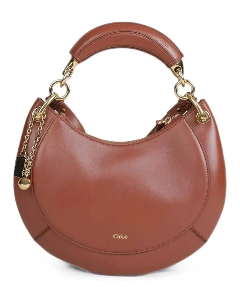 Chloé Shoulder Bag Nappa Lambskin "Chloé Banana Brown