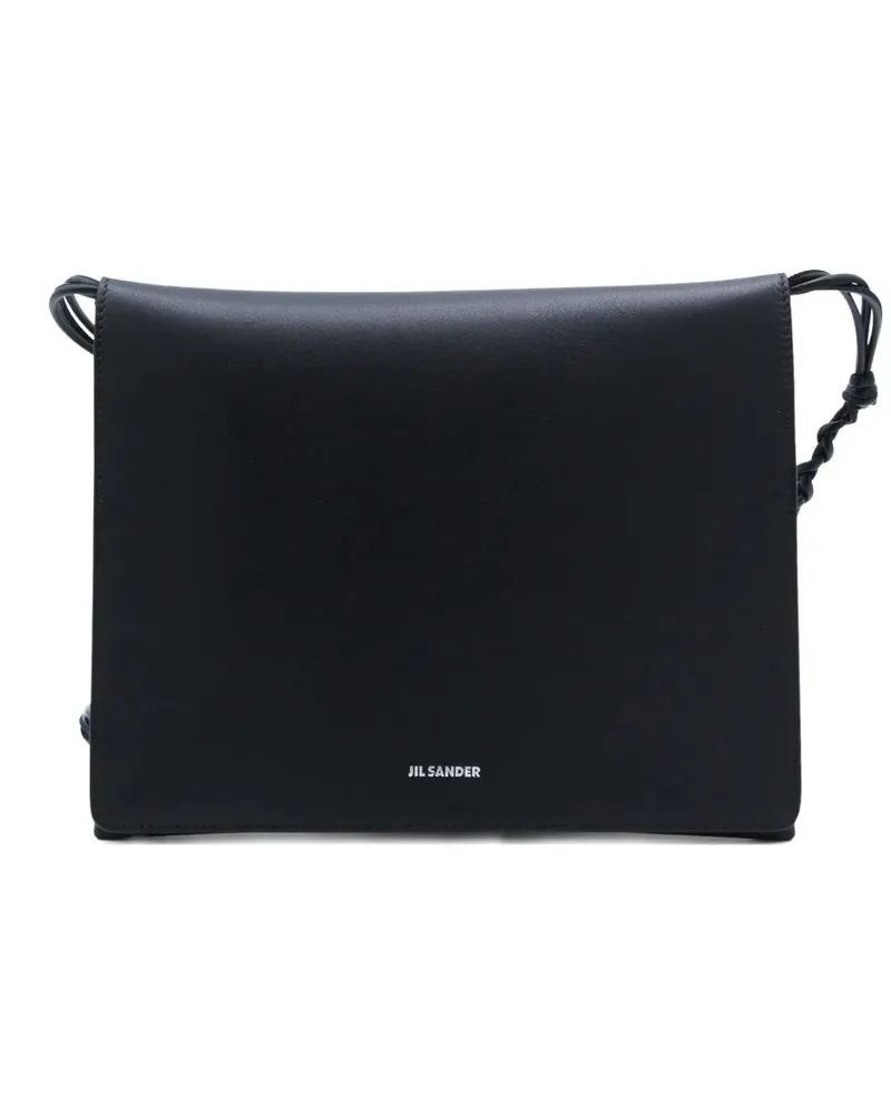 Jil Sander Tangle Flat" Medium Bag Black