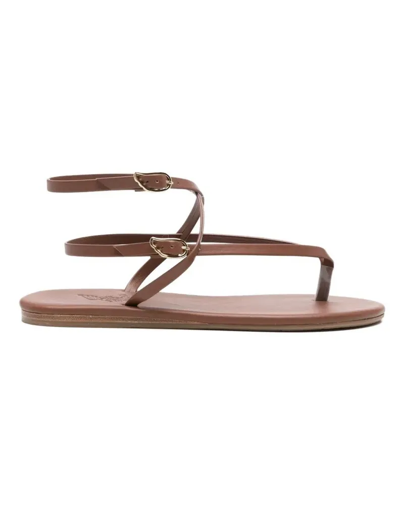 Ancient Greek Sandals Kallisti" Women`S Flat Sandals Brown