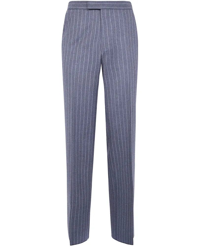 Tom Ford Pants High-Waist Wide Gray