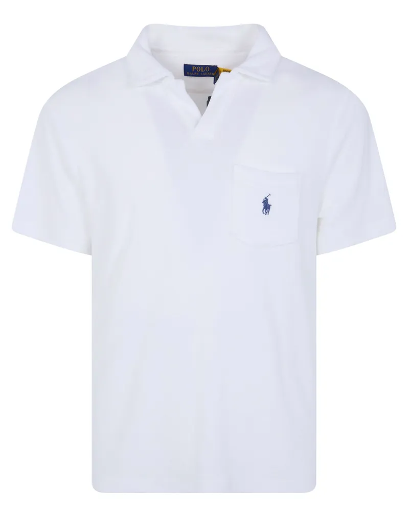 Ralph Lauren Classic Short Sleeves Pockets Polo Shirt White
