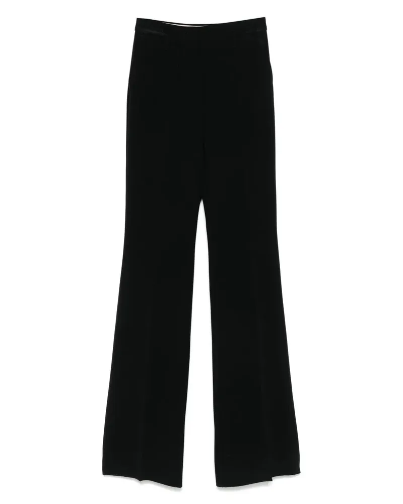 Max Mara Flared 'Alabama' Trousers Black