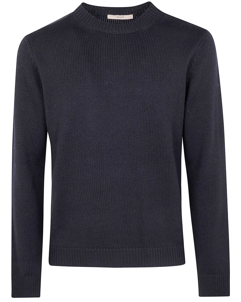 Nuur Long Sleeves Round Neck Sweater Black