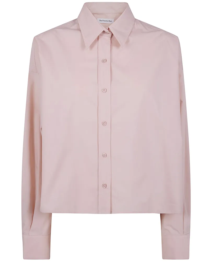 FRANKIE Shop Arlen'' Cotton Boxy Shirt Pink