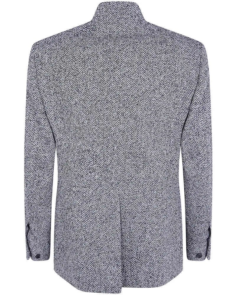 LARDINI Jacket Wool "Feeling Black