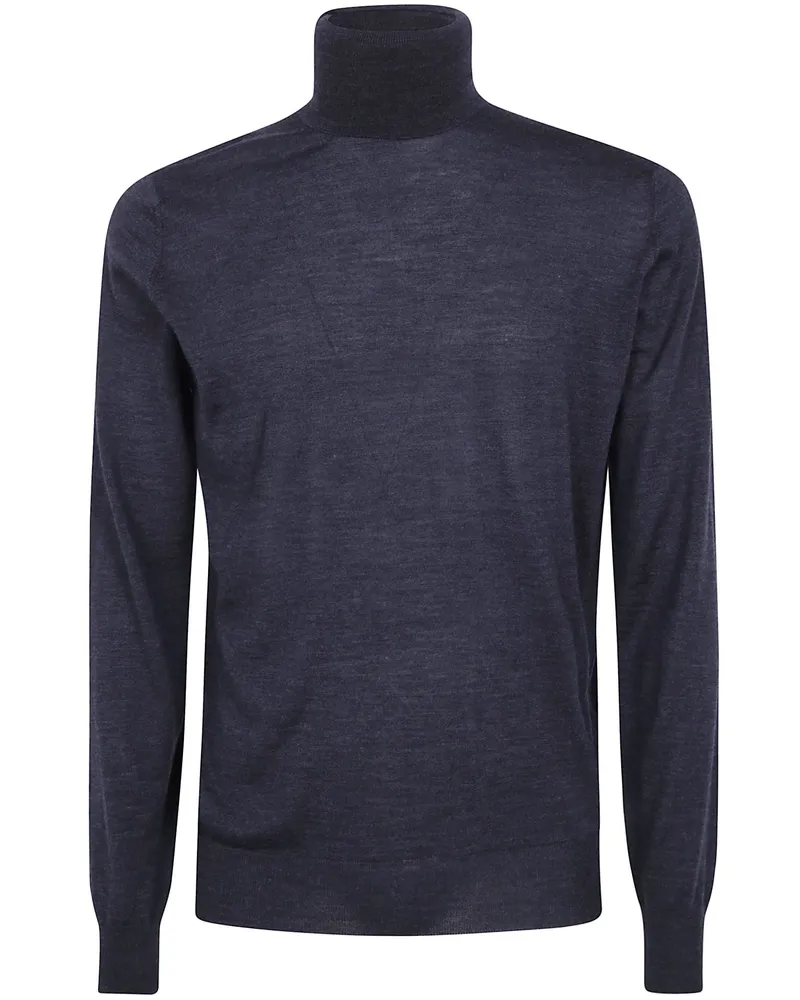 Filippo de Laurentiis Sweater Turtleneck "Turtle Neck Sweater Gray