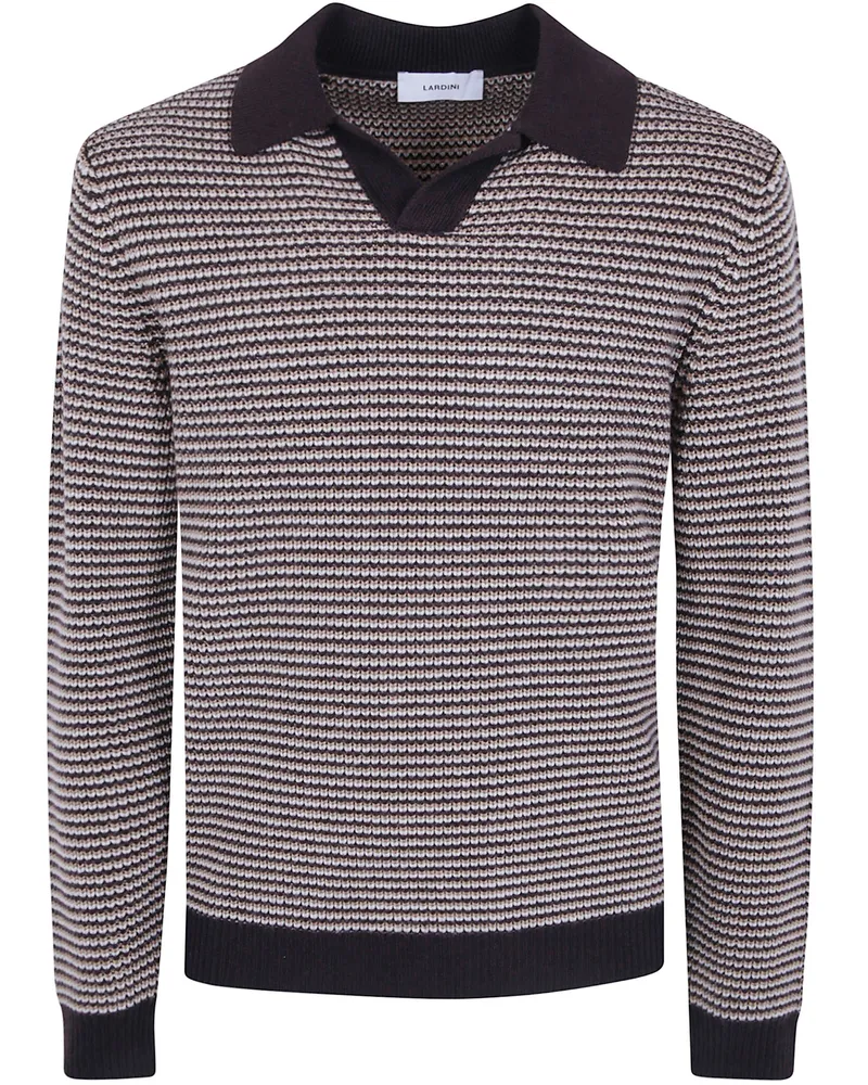 LARDINI Sweater Wool-Cashmere "Aclpml74.Ac67035 Black