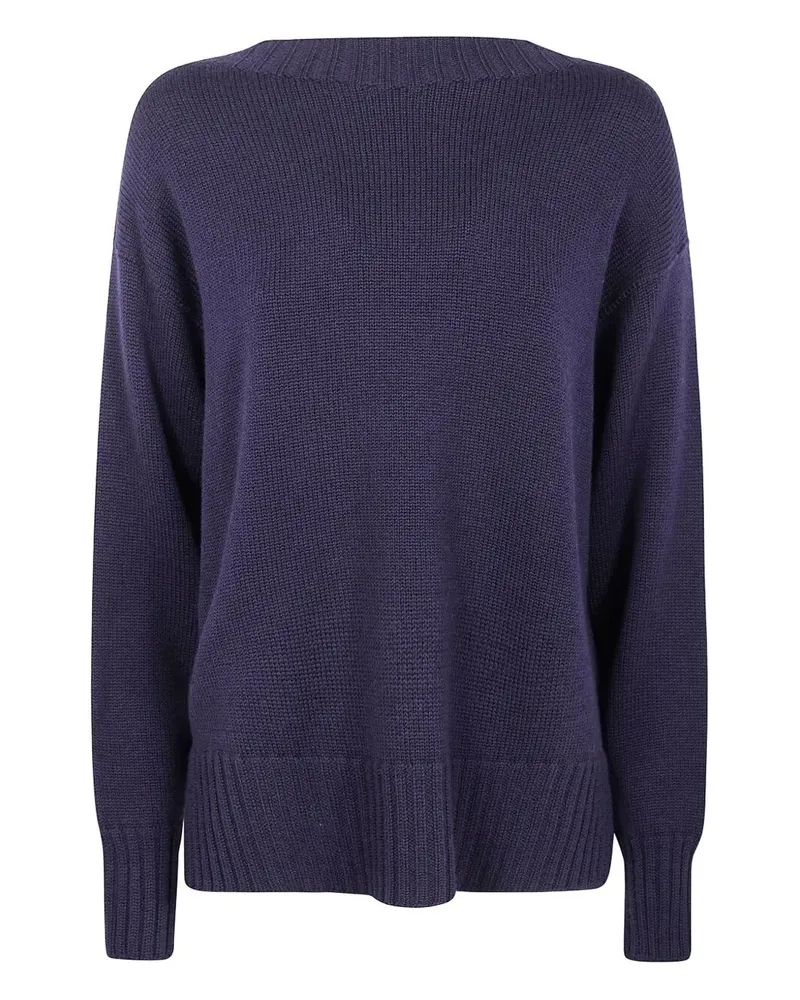 Drumohr  Long Sleeve Crew Neck Aweater Blue