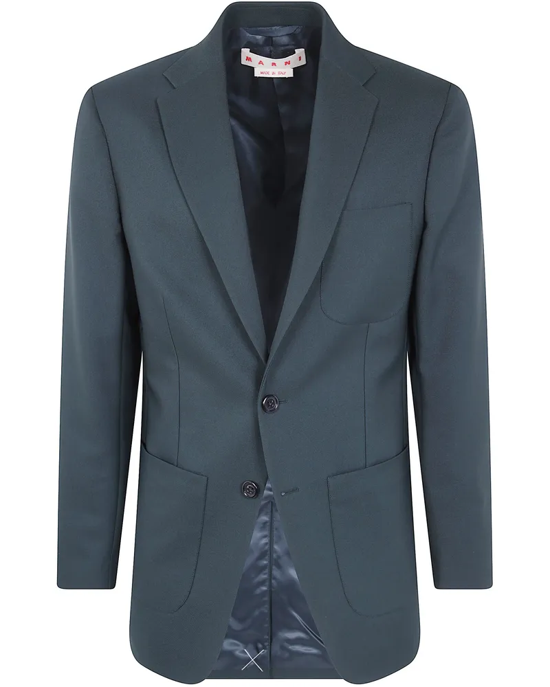Marni Jacket Button-Up "Spherical Green Green