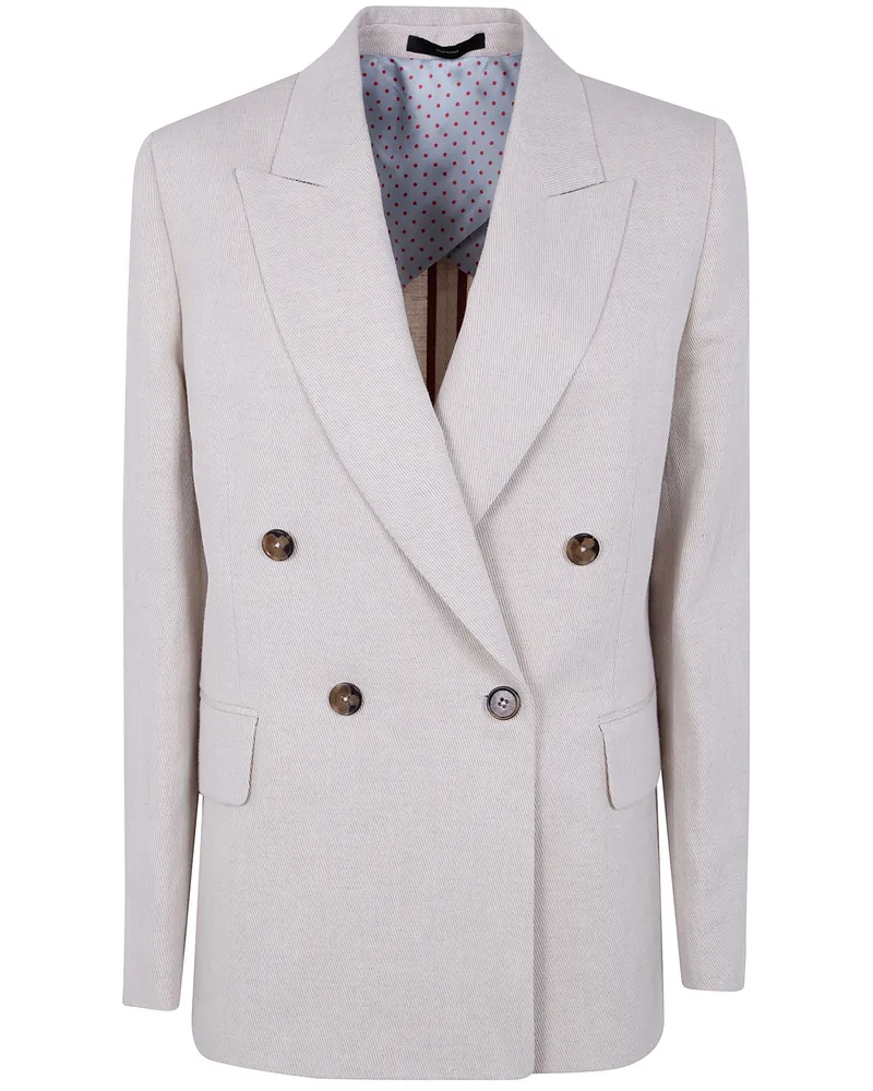 Paul Smith Double Breasted Jacket White