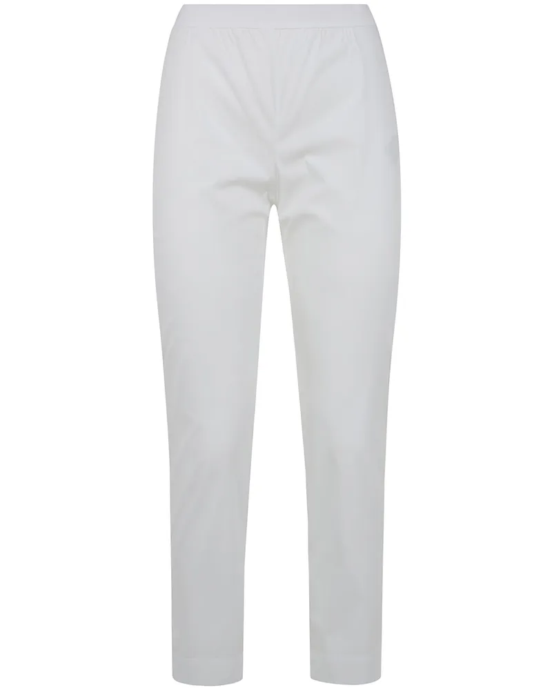 Liviana Conti Pants Cotton White Liviana Conti White