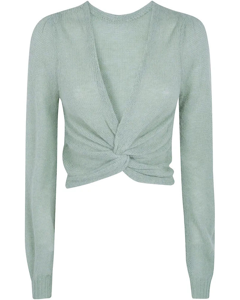 Twin-Set Sweater V Neck "Costruzione Green