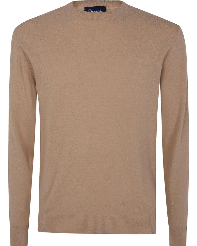 Drumohr  Long Sleeves Round Neck Sweater Beige