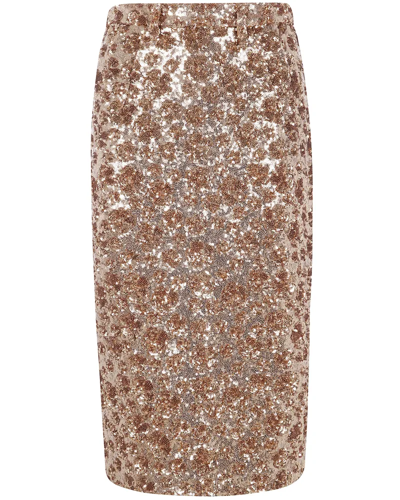 N° 21 Pencil Skirt Metallic