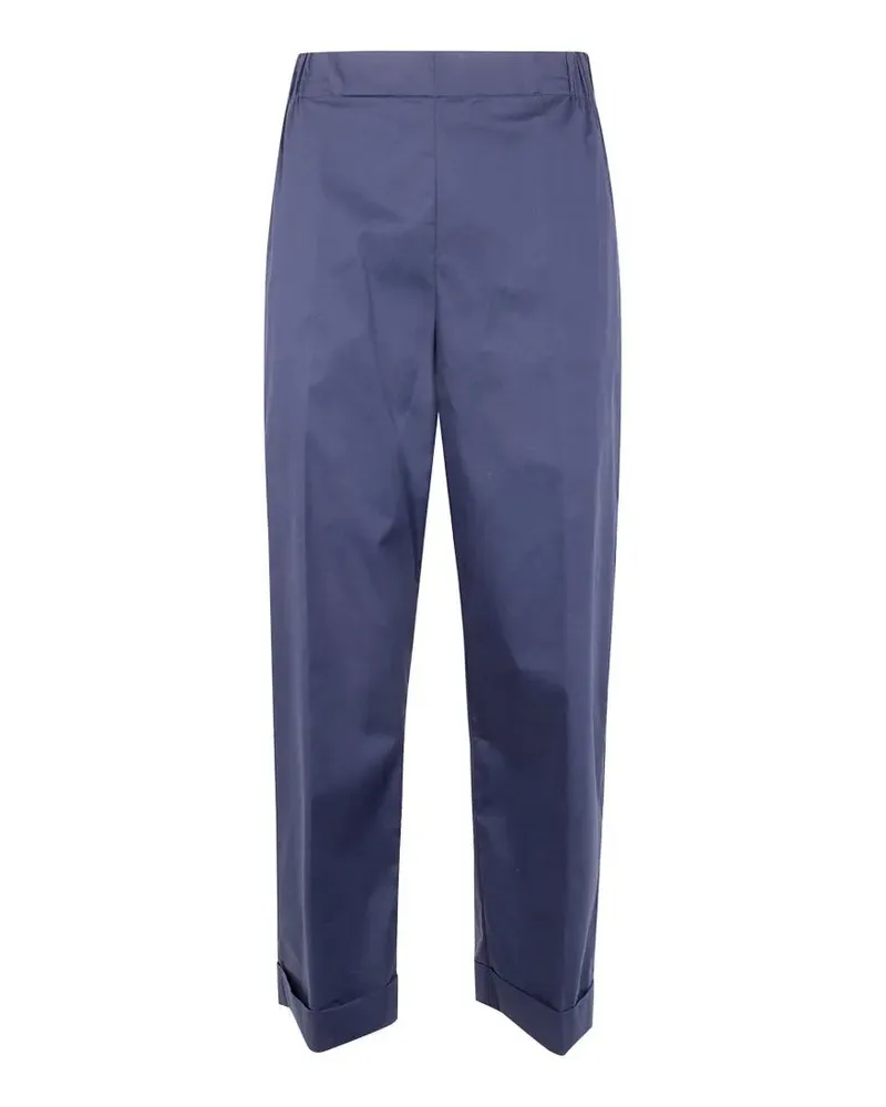 Liviana Conti Claude Barrel Leg Trousers Blue