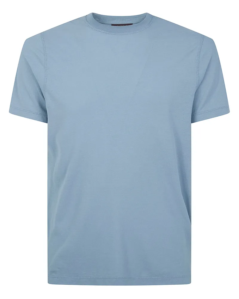 Zanone Short Sleeves T-Shirt Blue