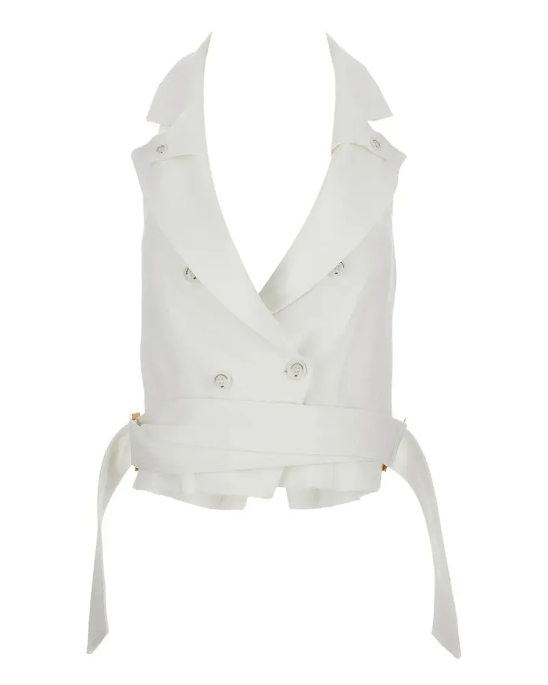 Elisabetta Franchi Gilet White