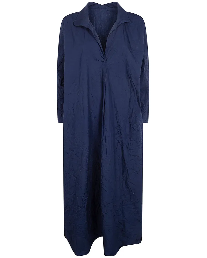 Daniela Gregis Spicchi Midi Dress Blue