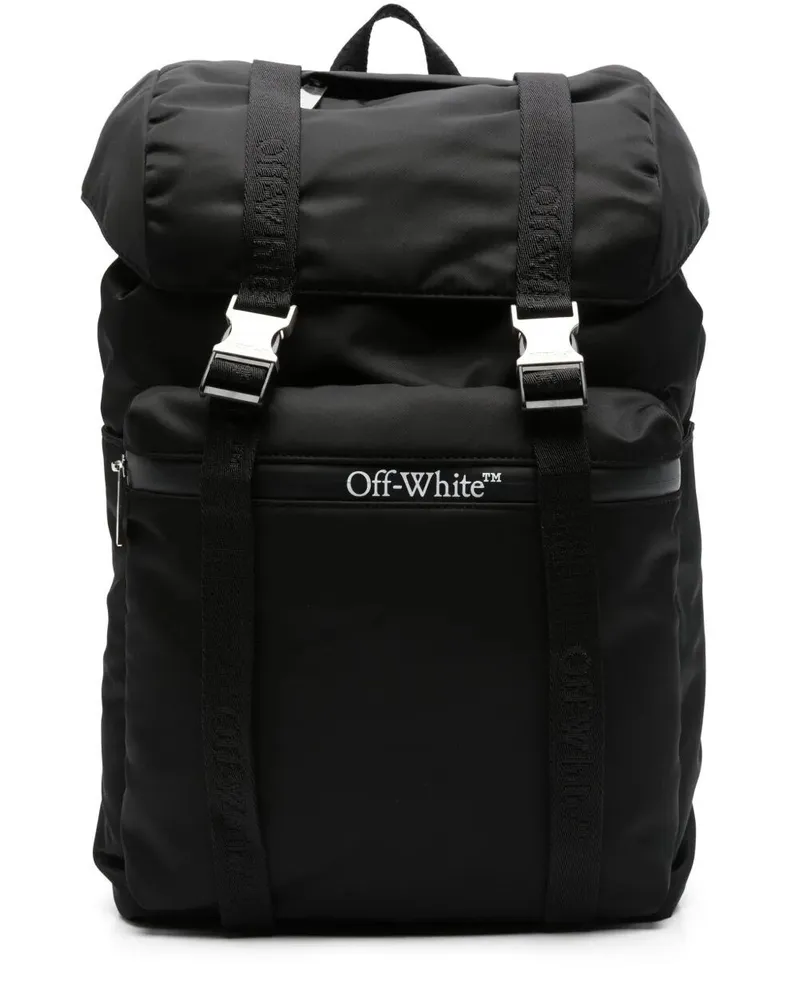 OFF-WHITE Outdoor Backpack Nylon Black