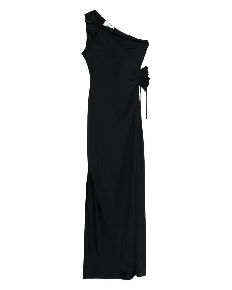 COPERNI Asymmetric Flower Gown Black