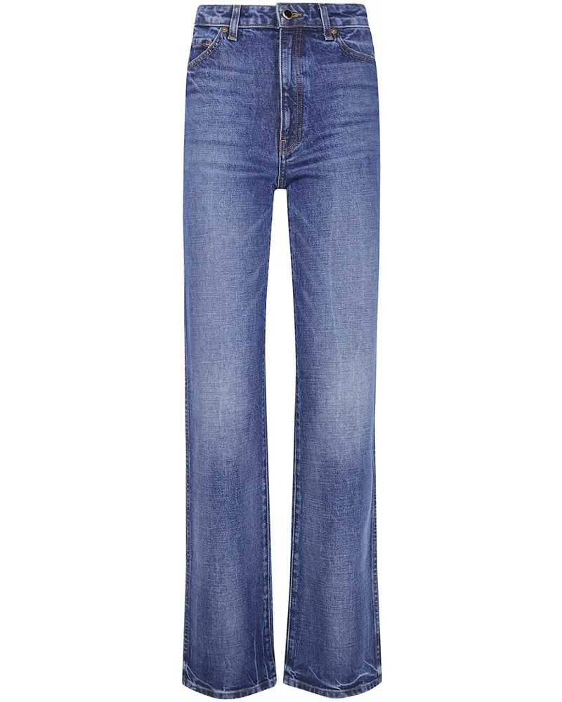KHAITE Jeans Straight Leg "Danielle Blue