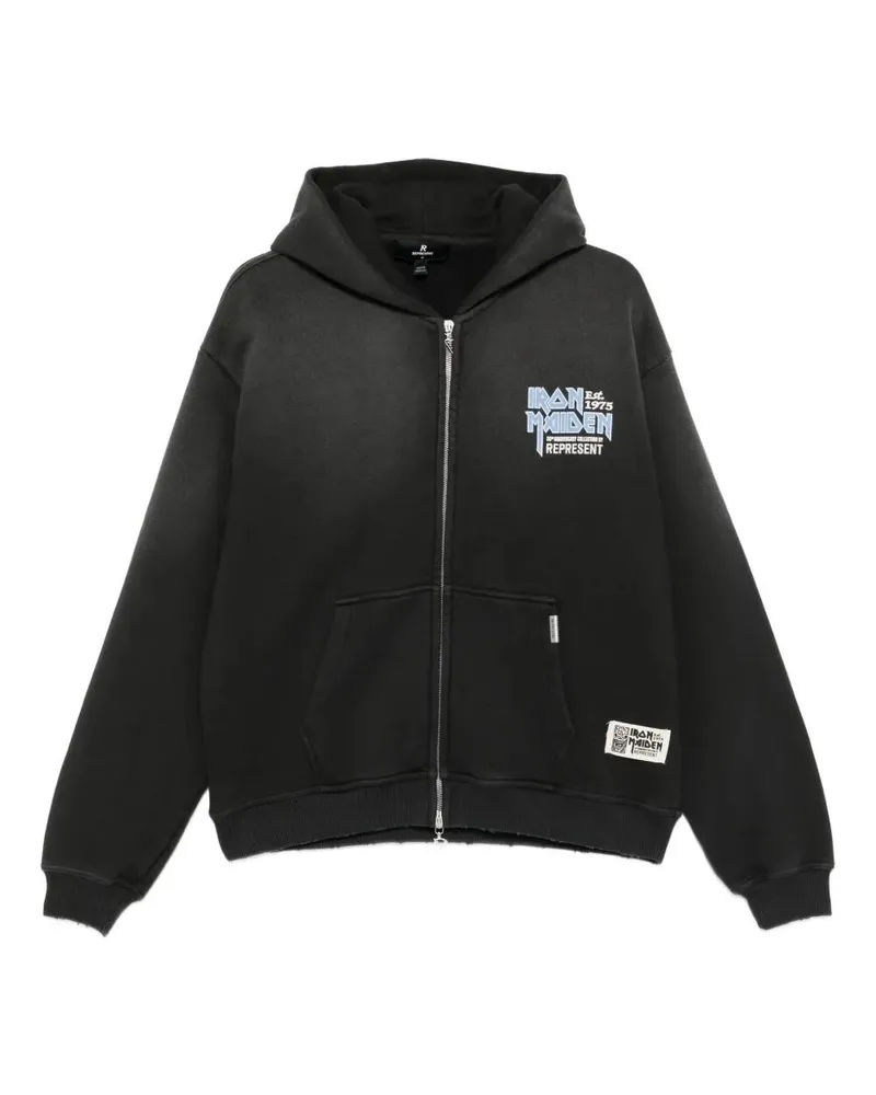 REPRESENT Iron Maiden Anniversary Hoodie Black