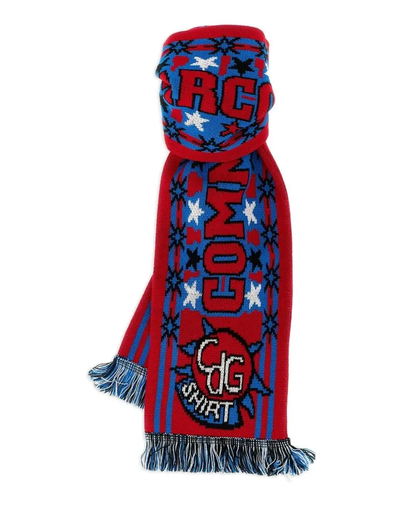Comme des Garçons Mens Scarf Red