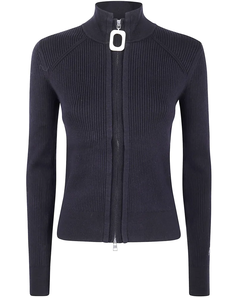 J.W.Anderson J. W.ANDERSON Fitted Zip Up Cardigan Black