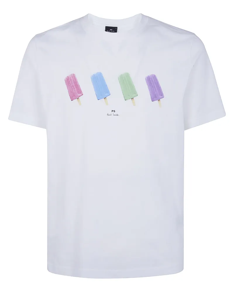 Paul Smith Mens Regular Fit T Shirt "Lollies White