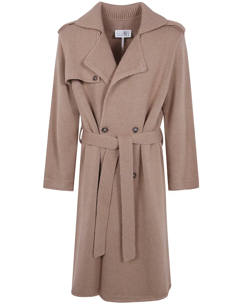 Maison Margiela Trench Coat Belted Beige