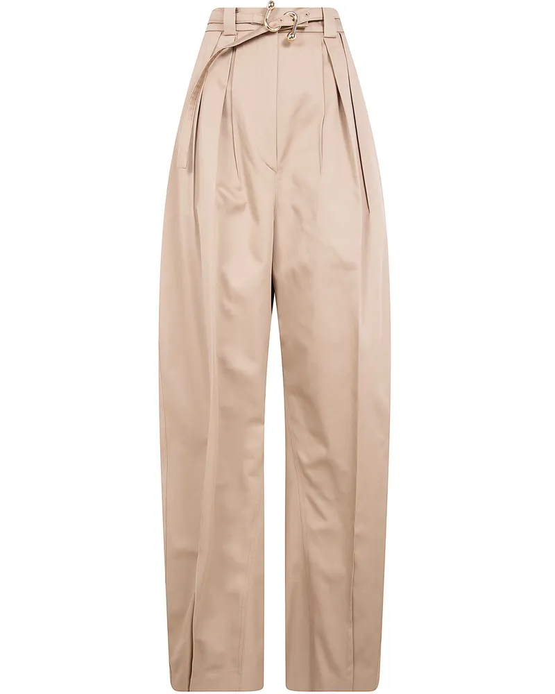 Max Mara Idoneo Wide Leg Trousers Brown
