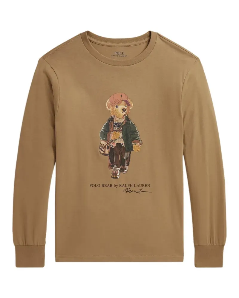 Ralph Lauren T-Shirt Long Sleeve "Knit Brown