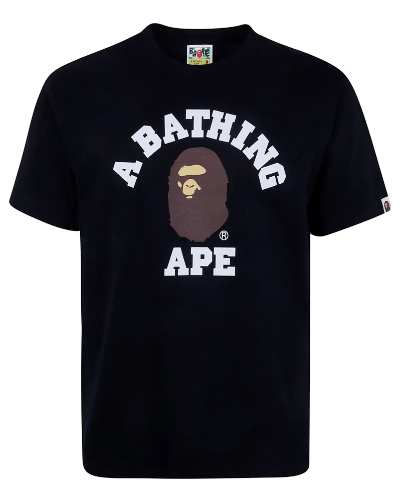 BAPE T-Shirt Black "College Black
