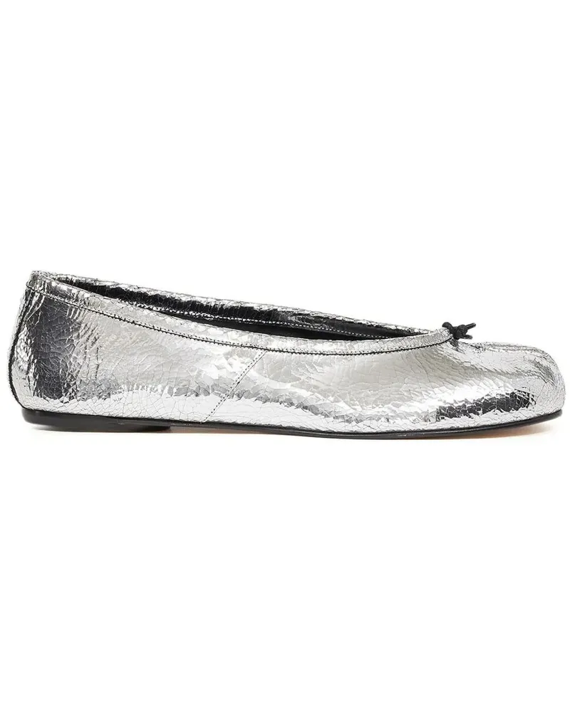 Maison Margiela Tabi" Ballerina New Shoes Metallic