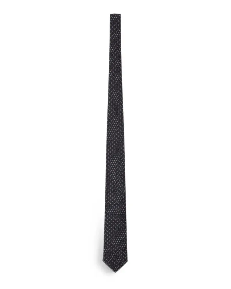 LARDINI Tie Fancy "Blue Dots Blue