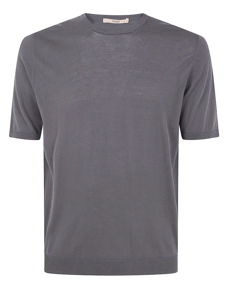 Nuur Crew Neck T-Shirt Brown