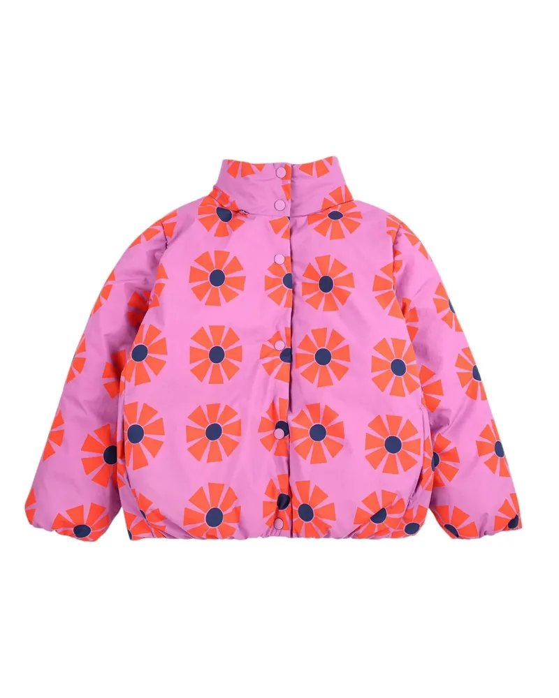 BOBO CHOSES Jacket Floral Print "Kaleidoscope All Over Pink