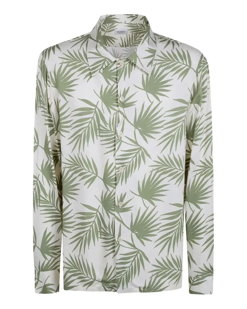 Laneus Shirt Boxy Fit Man White